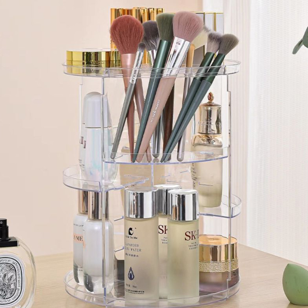 رف تخزين مستحضرات التجميل دوار - مراجعة Home Edit Bathroom Storage وسعره