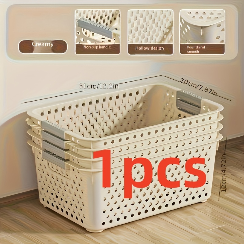 صندوق تخزين بلاستيكي كبير السع - مراجعة Home Edit Bathroom Storage وسعره