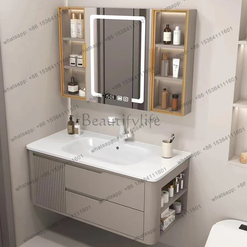 خزانة حمام LSClassic بتصميم نو - مراجعة Home Bathroom Vanity Combo وسعره