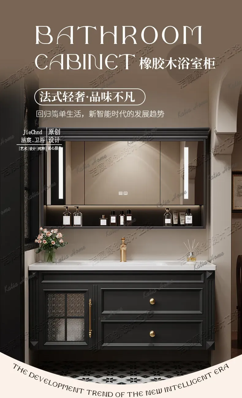 خزائن حمام ومرحاض وحوض غسيل YJ - مراجعة Home Bathroom Vanity Combo وسعره