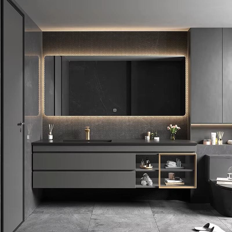 مرآة خزانة حمام كلاسيكية بتصمي - مراجعة Home Bathroom Vanity Combo وسعره