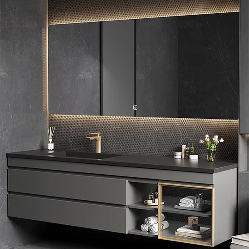 مرآة خزانة حمام كلاسيكية بتصمي - مراجعة Home Bathroom Vanity Combo وسعره