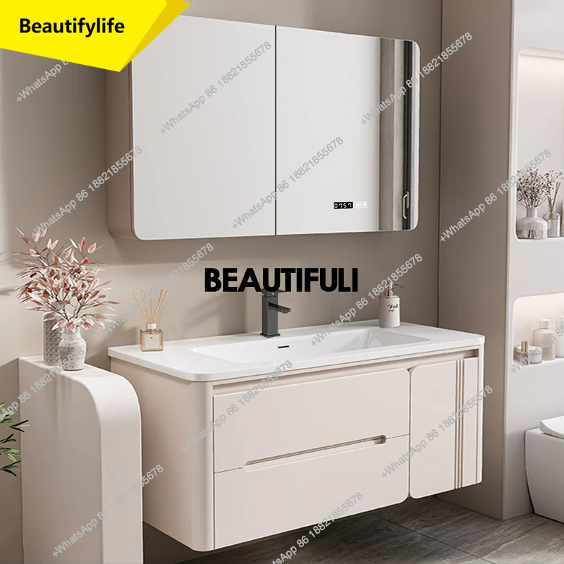 A17 ماكياج بالوعة خزانة حمام ا - مراجعة Home Bathroom Vanity Combo وسعره