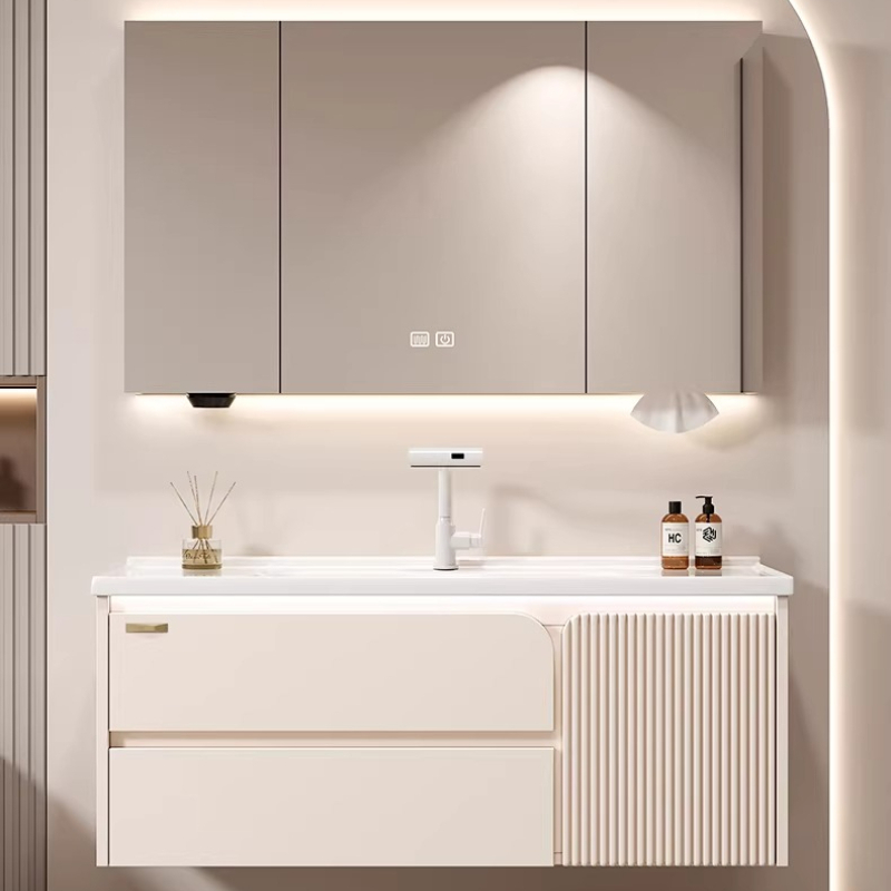 # خزانة حمام سيراميك مدمجة مع  - مراجعة Home Bathroom Vanity Combo وسعره