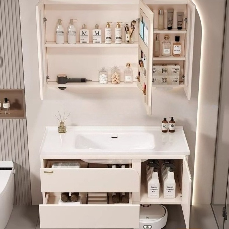 # خزانة حمام سيراميك مدمجة مع  - مراجعة Home Bathroom Vanity Combo وسعره